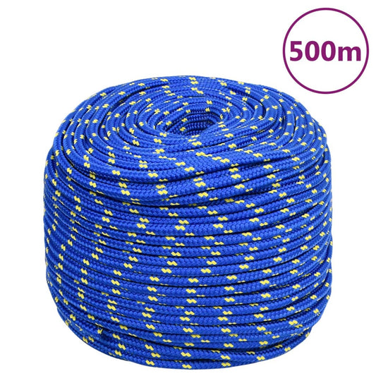 laivu virve, zila, 10 mm, 500 m, polipropilēns