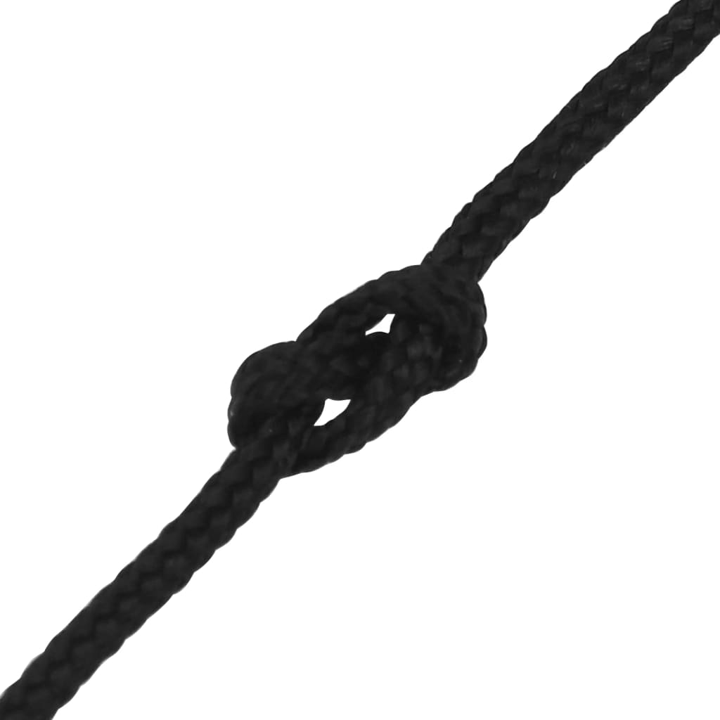laivu virve, melna, 3 mm, 50 m, polipropilēns
