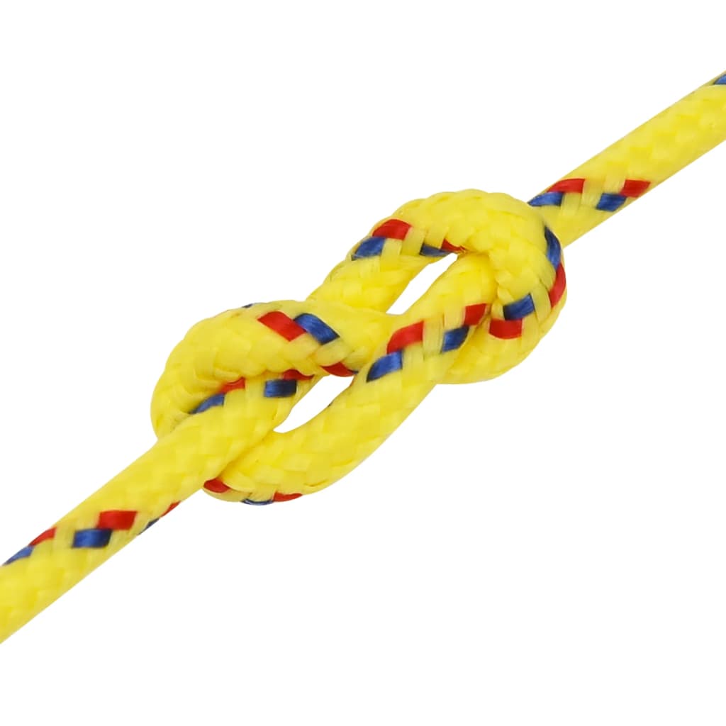 laivu virve, dzeltena, 5 mm, 50 m, polipropilēns