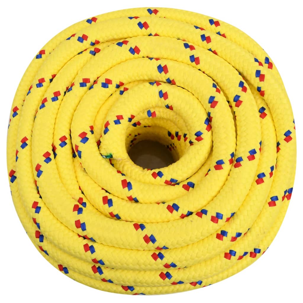 laivu virve, dzeltena, 20 mm, 100 m, polipropilēns