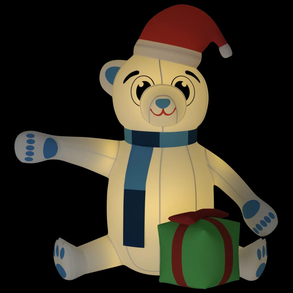 inflatable Christmas bear, LED, 240 cm