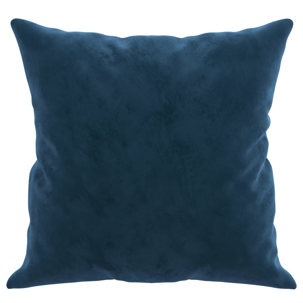 dekoratīvi spilveni, 2 gab., zili, 40x40 cm, samts