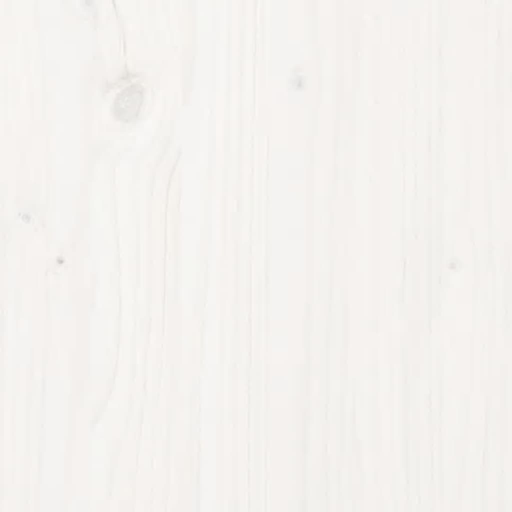 dvieļu pakaramais, balts, 23x18x110 cm, priedes masīvkoks