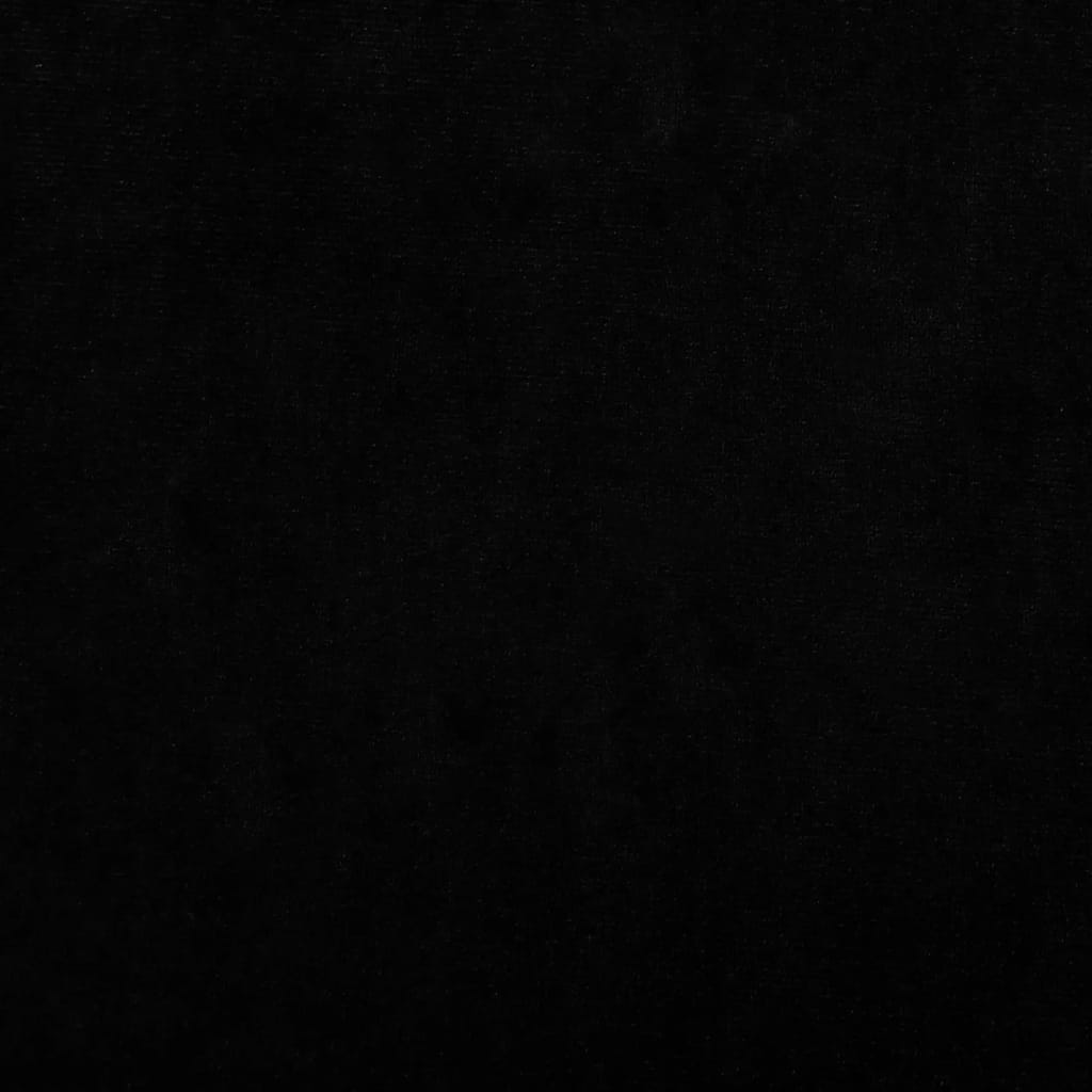 gulta suņiem, melna, 70x45x30 cm, samts