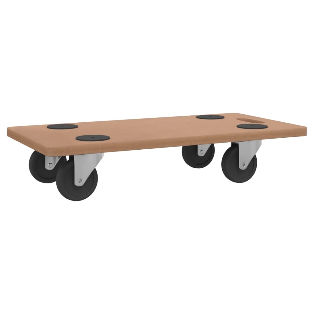 furniture trolley, 6 pcs., rectangular shape, engineered wood