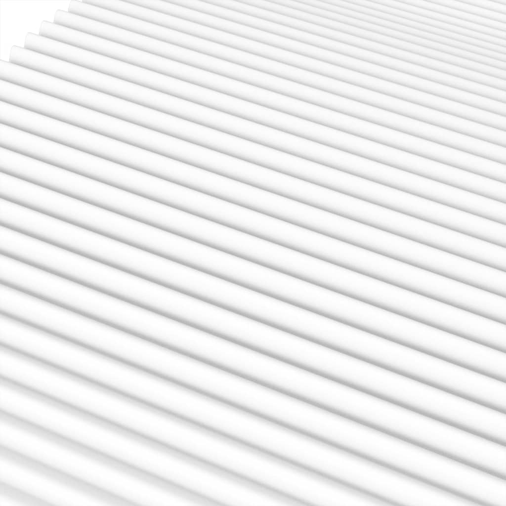 foam mattress, white, 140x200 cm, hardness H2, H3