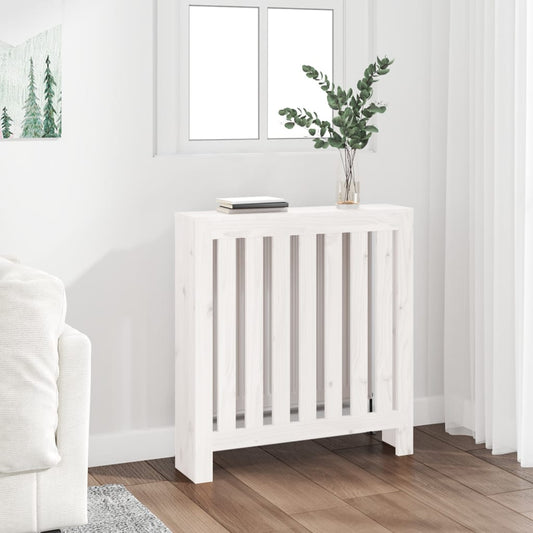 radiator cover, white, 79.5x19x84 cm, solid pine wood