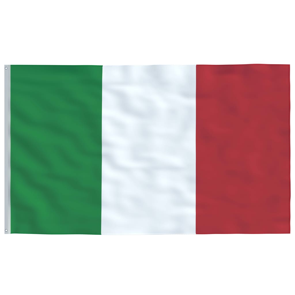 Itālijas karogs un masts, 6,23 m, alumīnijs