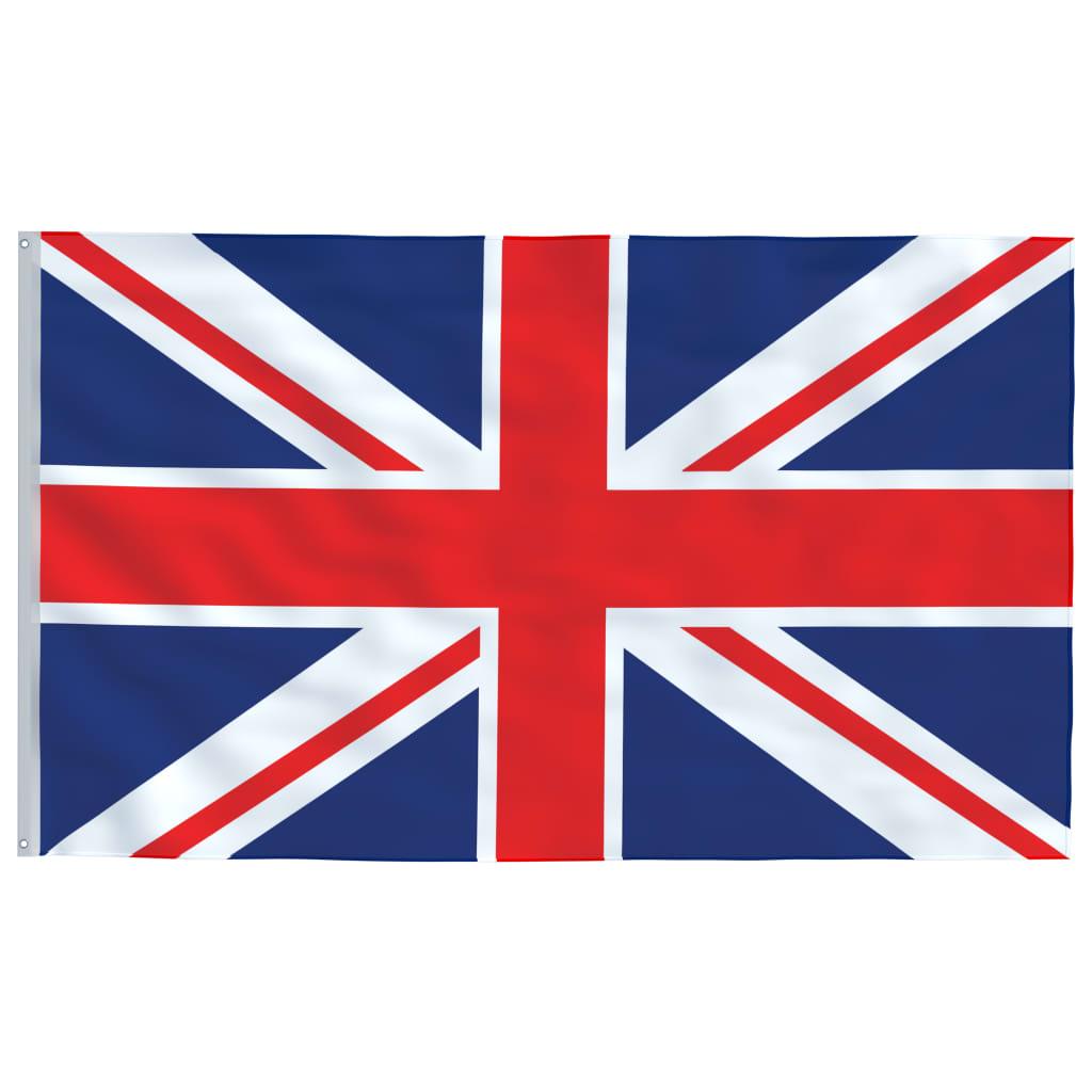 Lielbritānijas karogs un masts, 5,55 m, alumīnijs - amshop.lv
