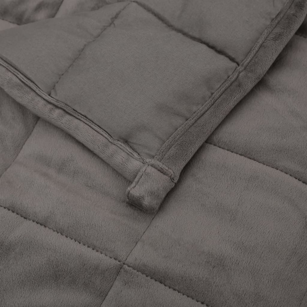 Одеяло утяжеляющее, 120х180 см, 5 кг, ткань, серое