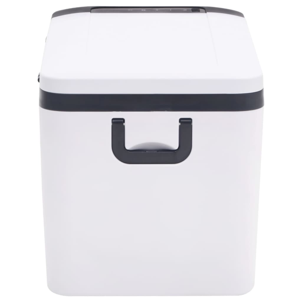 Ящик-холодильник с ручкой, белый с черным, 25 л, ПП и ПЭ