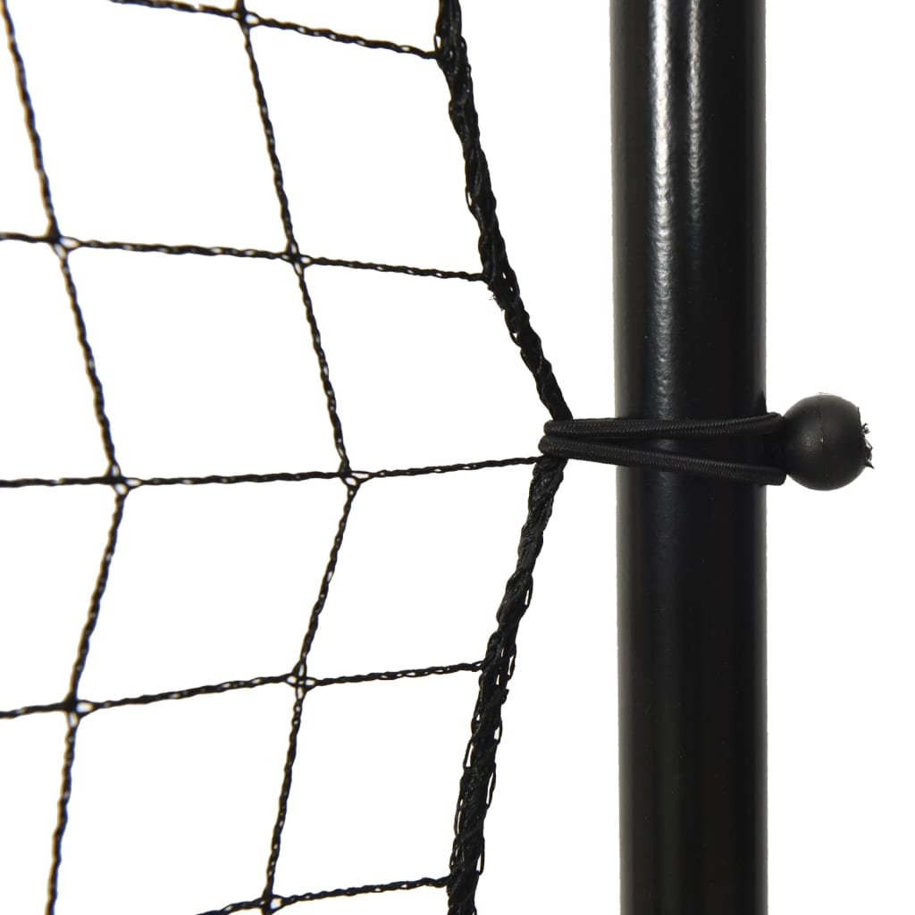 футбольная сетка, черная, 366x90x183 см, HDPE