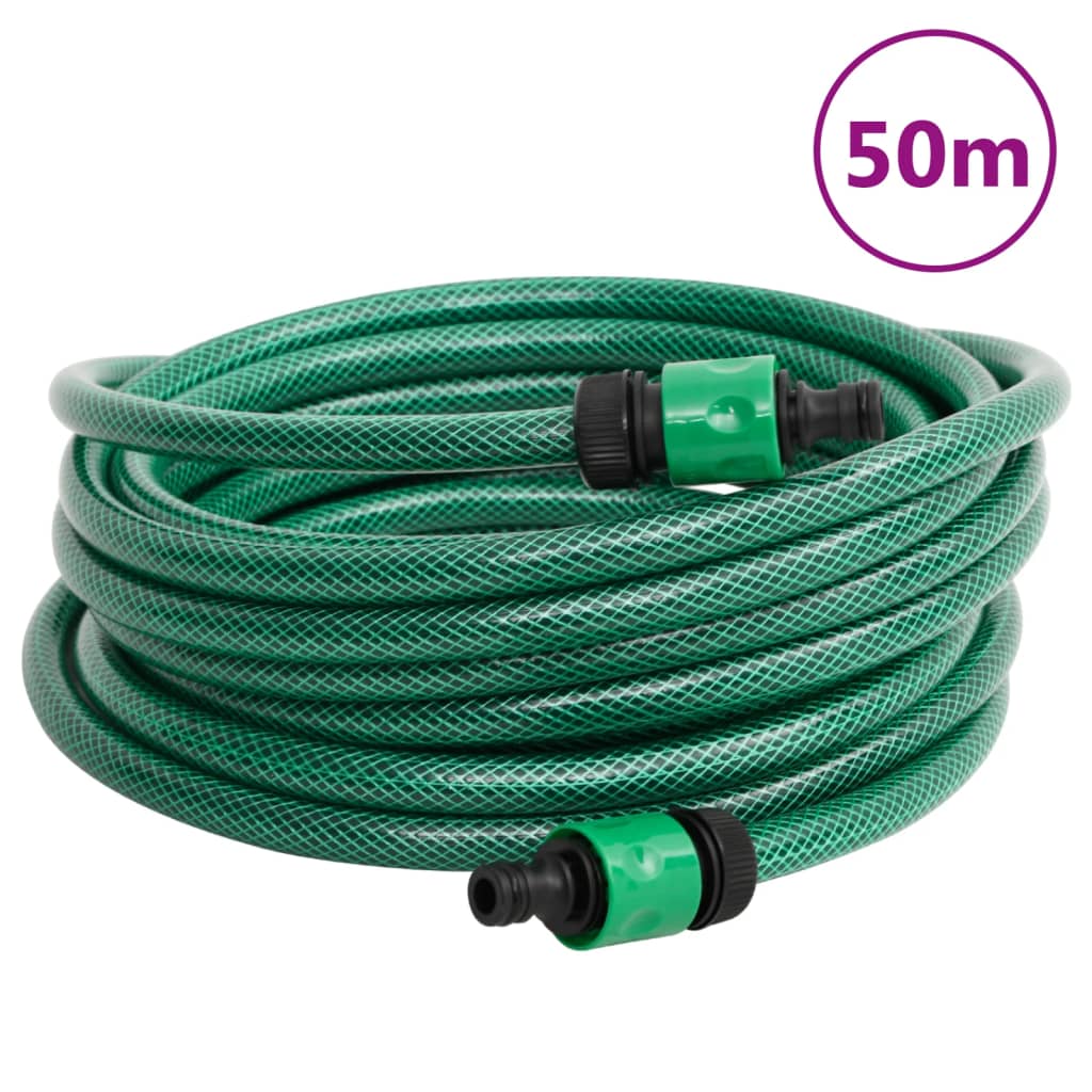 pool hose, green, 50 m, PVC