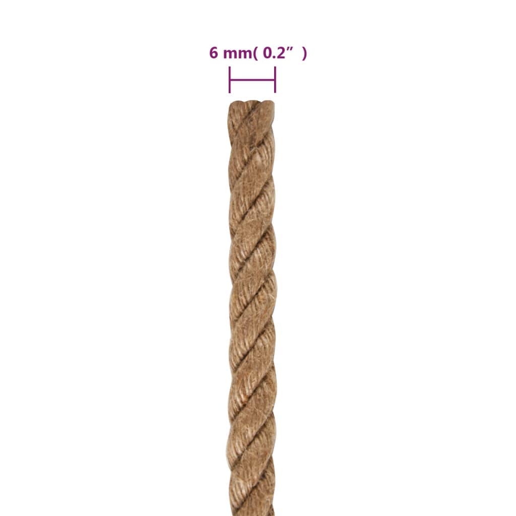 jute rope, 50 m, 6 mm
