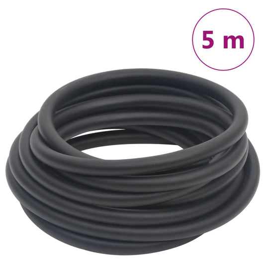 hybrid air hose, black, 5 m, rubber and PVC