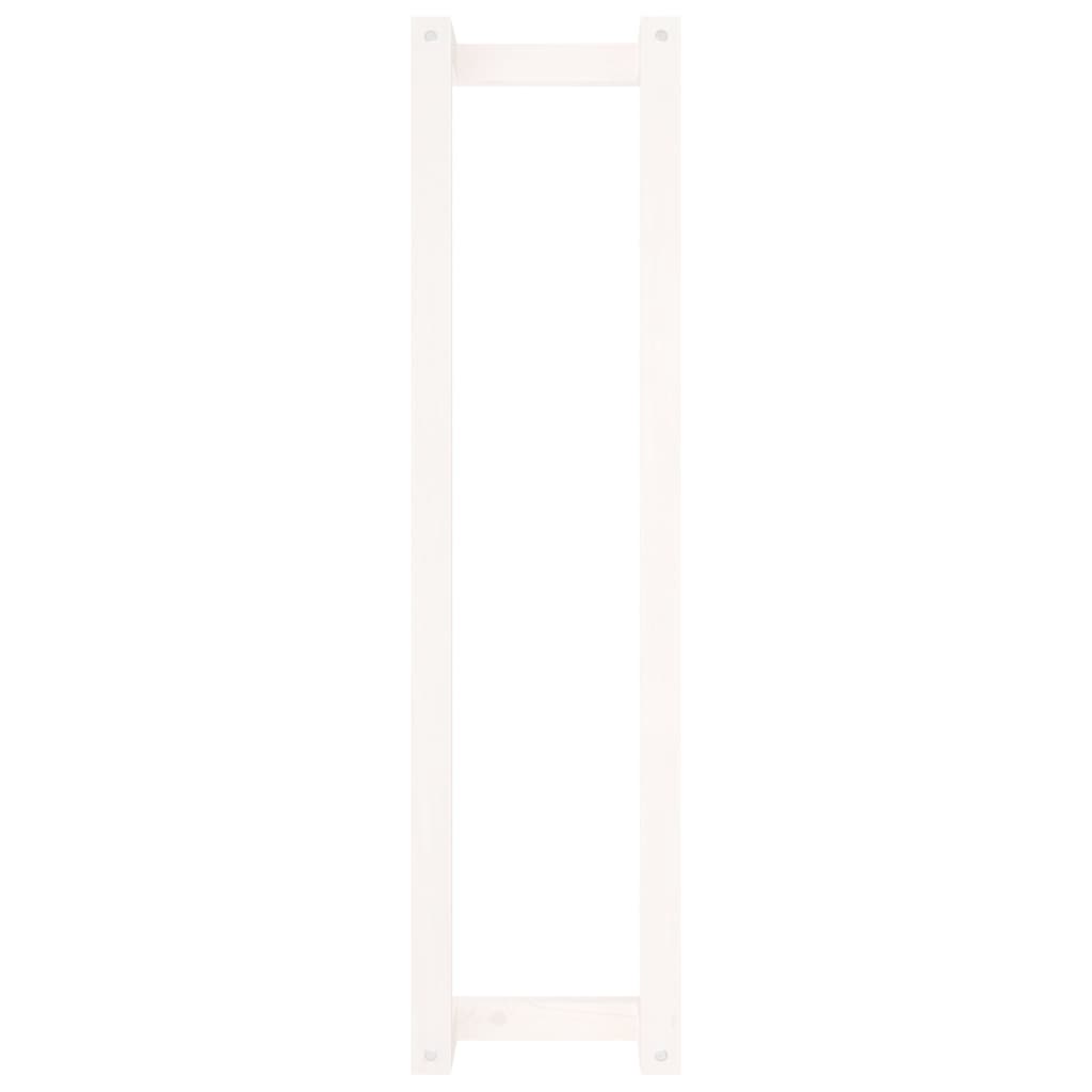 dvieļu pakaramais, balts, 23x18x90 cm, priedes masīvkoks