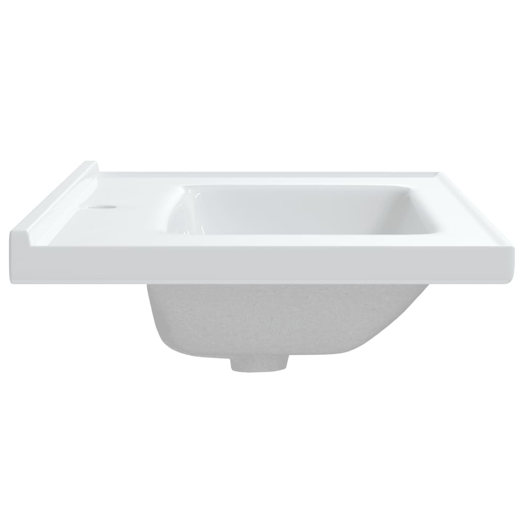 vannasistabas izlietne, balta, 81x48x19,5 cm, taisnstūra