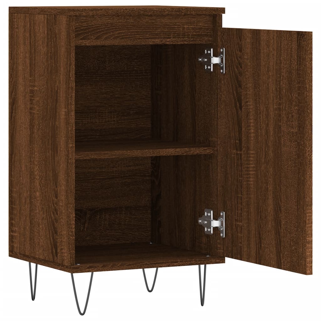 chest of drawers, 2 pcs., oak color, 40x35x70 cm, engineered wood