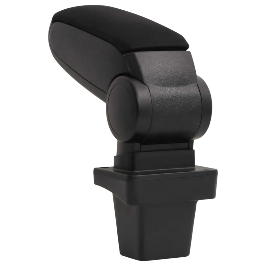 подлокотник для автомобиля, черный, 14x33x(32-48,5) см, ABS