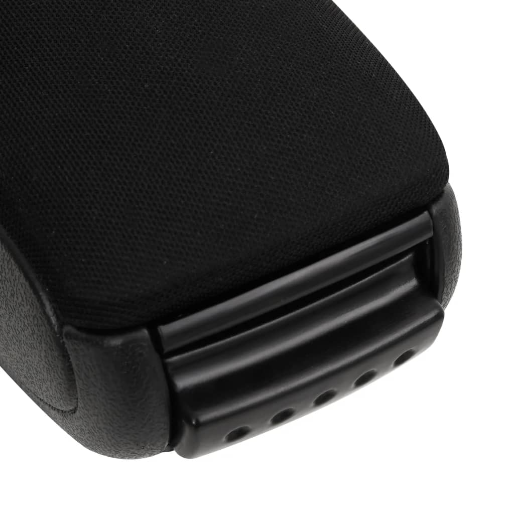 подлокотник для автомобиля, черный, 14x33x(32-48,5) см, ABS