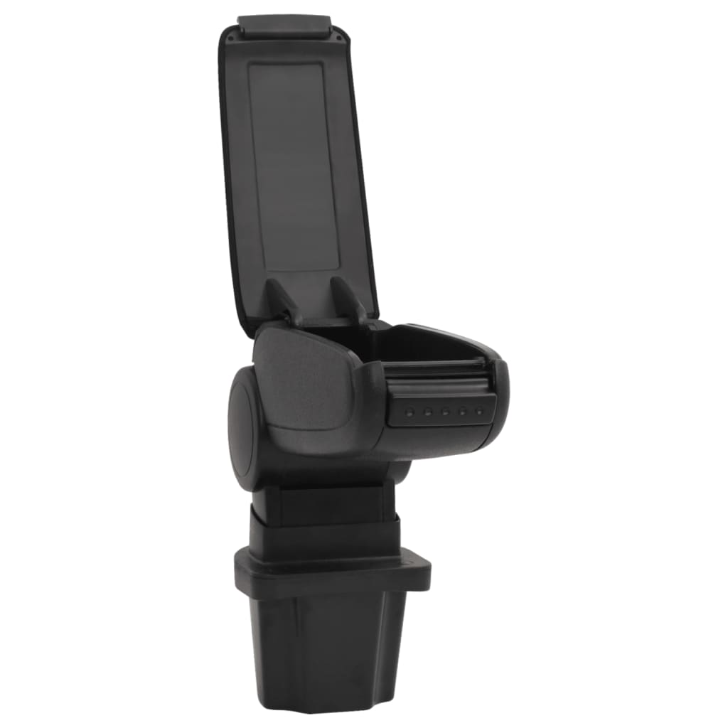 Подлокотник для автомобиля, черный, 13,5x32,5x(31-46,5) см, ABS
