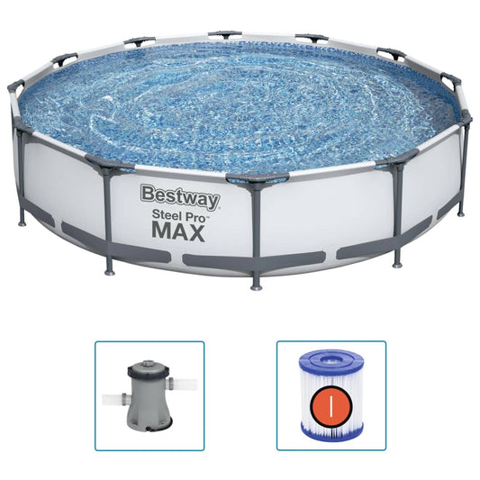 Bestway Steel Pro MAX peldbaseina komplekts, 366x76 cm