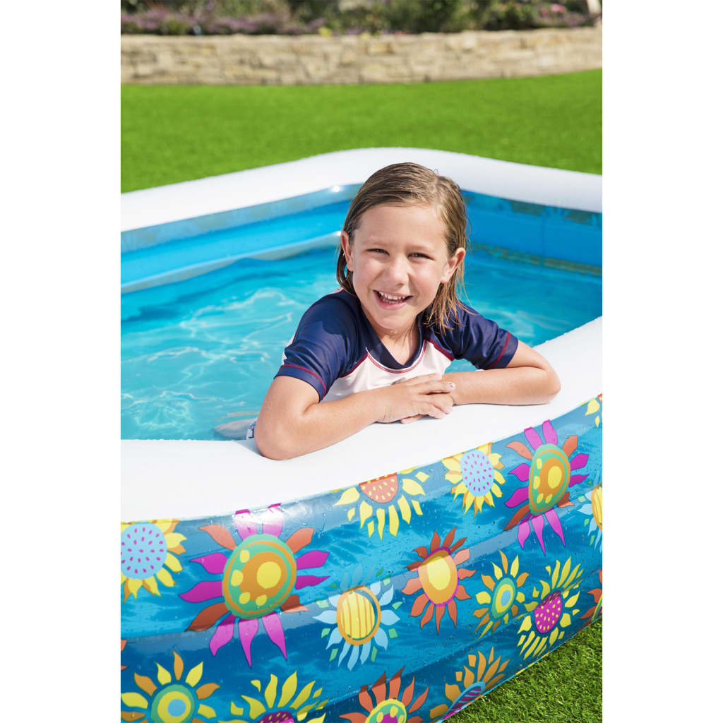Bestway inflatable children's pool, blue, 229x152x56 cm