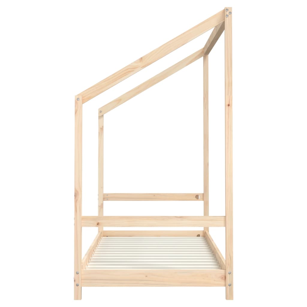children's bed frame, 2x(80x200) cm, solid pine wood