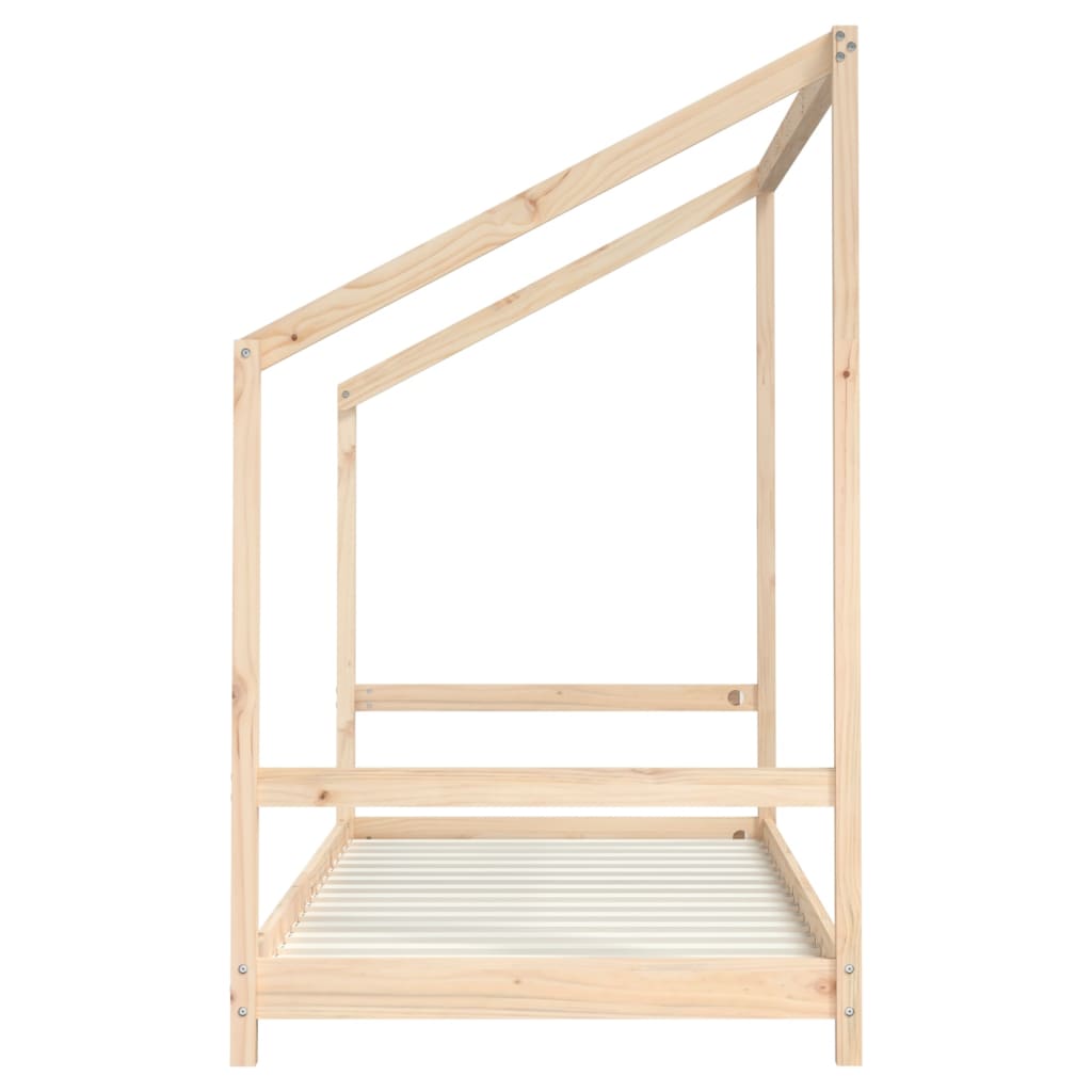 children's bed frame, 2x(90x190) cm, solid pine wood