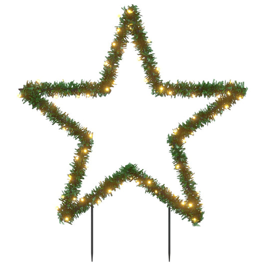 Ziemassvētku gaismas dekors, zvaigznes forma, 80 LED, 60 cm
