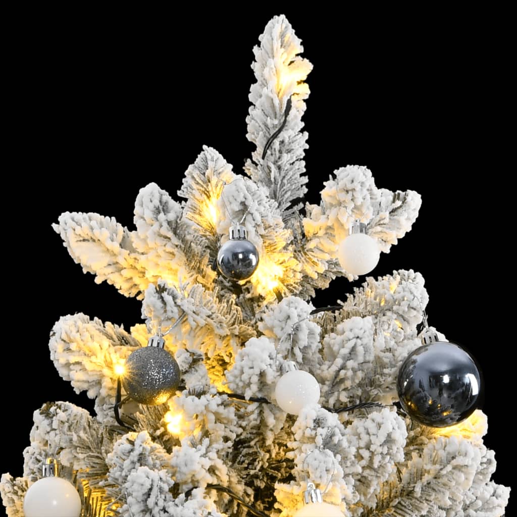 mākslīgā Ziemassvētku egle, bumbiņu komplekts, 180 cm, 300 LED